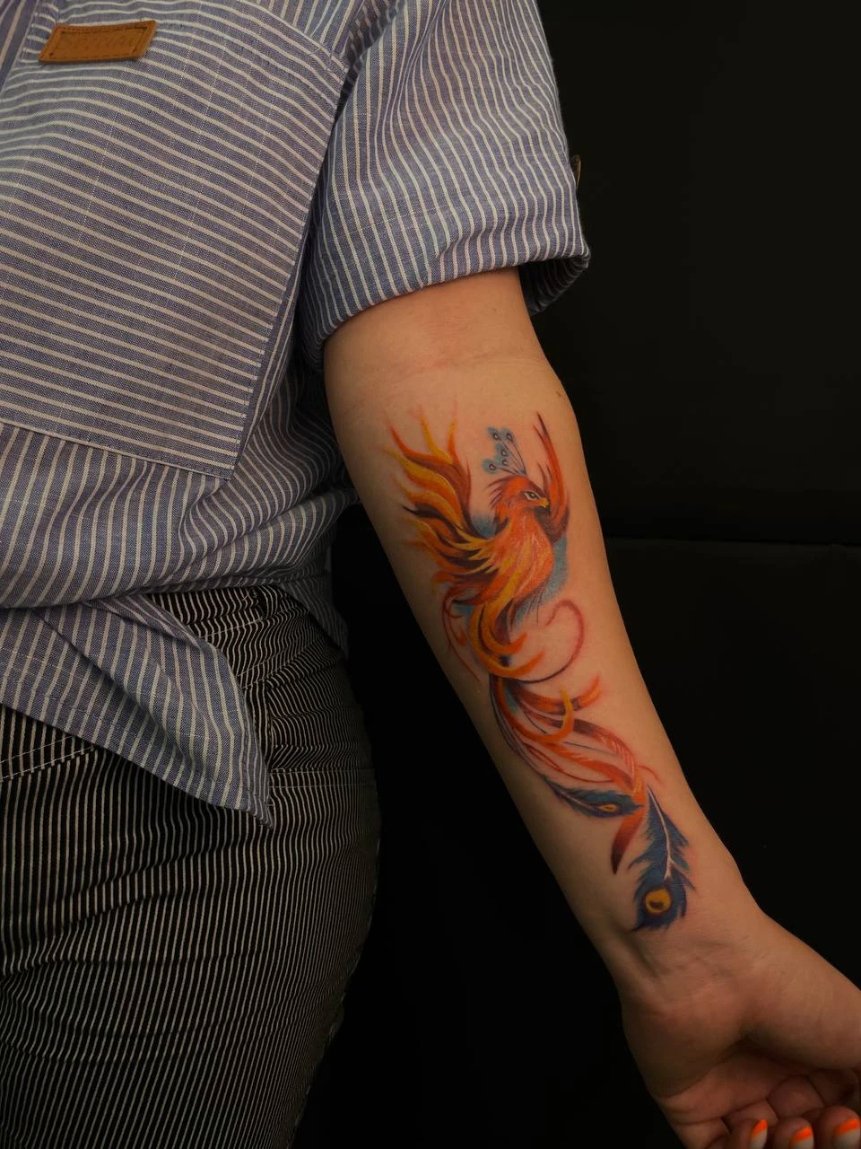 Тату в стиле Акварель — мастер Александр, KATANA TATTOO